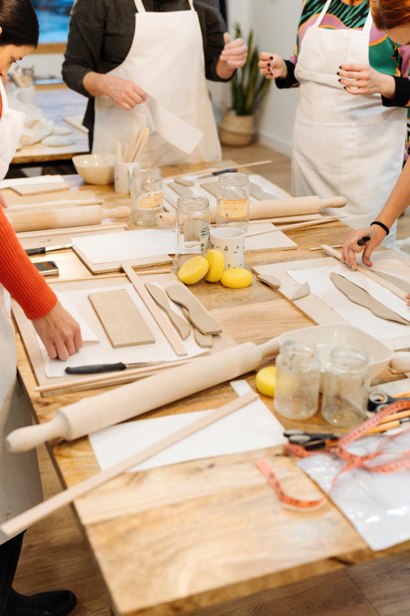 Interno della cucina didattica con attrezzi